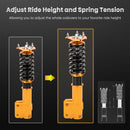 Compatible for Subaru Impreza WRX GC8 24 Ways Adj. Damper 93-01 Tuning Coilovers Suspension Kit