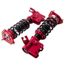 Compatible for Nissan S13 Silvia Sileighty 180/200/240SX 1989-1994 24 Ways Adjustable Red High Performance Coilover