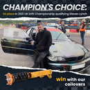 Racing Coilovers compatible for Honda Accord CL 97-99 compatible for Acura 97-99 CB CD 24 Ways Damper Shocks lowering kit