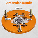 Compatible for BMW E36 3 Series 318 320 323 325 M3 i Front Coilover Camber Plate Top Mount