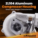 VZ21 Turbocharger Turbo for Small Engines Snowmobiles Motorcycle ATV RHB31