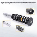 Front Air to Coil Spring Suspension Conversion Kit Compatible for Mercedes-Benz S Class S430 2000-2006 lowering kit