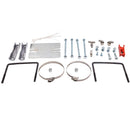 Rear Air Suspension Helper Spring Kit compatible for GMC Sierra 1500 2007-2018 6 Lug Wheels