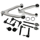 10x Front Upper Control Arm Ball Joint Tie Rods Sway Bar compatible for Hummer H3 2006-2010