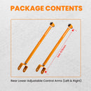 Golden Adjustable Rear Lower Control Arms/ Bar Camber Kit compatible for BMW E46 E36 E89 Z4 E83 E85 E86