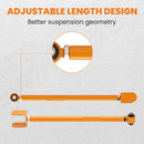 Golden Adjustable Rear Lower Control Arms/ Bar Camber Kit compatible for BMW E46 E36 E89 Z4 E83 E85 E86