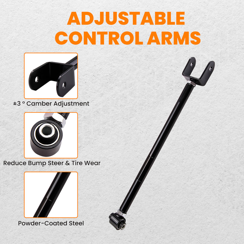 Adjustable Rear Lower Coil Camber Control Arm Toe compatible for BMW 3 Series E36/E46/E83/E85 & E86 Z4/E89 Z4