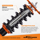 24 Way Damper Adjustable Coilovers Lowering Kit compatible for Chevrolet Cobalt 2005-2010