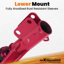 Compatible for Honda Civic 2001 2002 2003 2004 2005 Adjustbale Height Shock Strut Red Coilovers lowering kit
