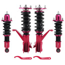 Compatible for Honda Civic 2001 2002 2003 2004 2005 Adjustbale Height Shock Strut Red Coilovers lowering kit