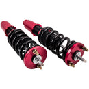 Adj. Damper Full Set compatible for HONDA CR-V 1996-2001 Coilover Absorber Kit Red lowering kit
