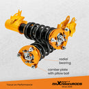Racing Coilover Struts Shocks compatible for Honda Civic EX LX Sedan 2006-11 Adjustable