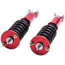 Racing CoiloverCompatible compatible for Honda Accord VIII LX,SE,LX-P coupe CS1(north American only) 2008-2012 Adj.Damper Red Shocks lowering kit