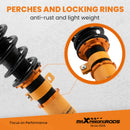 Coilover Suspension Kit compatible for Mazda 3 Hatchback 2004-09 Adj. Height Struts Shocks