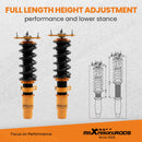 Coilover Suspension Kit compatible for Mazda 3 Hatchback 2004-09 Adj. Height Struts Shocks