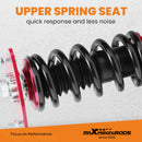 Coilover suspension kit Compatible for Mazda 2004-2013 Adjust Height Red Assembly Coilovers Shock Struts Kit