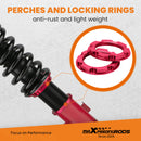 Height And Damper Adjustable Coilover Suspension Kit compatible for Subaru Impreza WRX and compatible for SAAB 9-2X 2005-2007