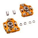 Compatible for Ford Mustang Coilover Camber Caster Plate Kit ±3 1979-1989 Top Mount Pair 