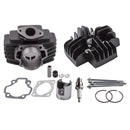 60CC BIG BORE KIT CYLINDER PISTON GASKET HEAD TOP END compatible for YAMAHA PW50 1981-2009