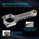 Forged H-Beam Connecting Rods Set compatible for BMW E36 46 M52 M54 M20B25 M52B28 5.315