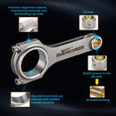 Connecting Rods compatible for Audi B5 S4 Quattro 2.7T 154mm H-Beam Conrods ARP 2000 800HP