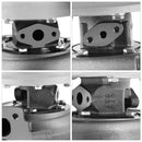 GT45 Billet Wheel Turbo Charger T4 A/R .66 A/R 1.05 V-band For 4-6L Engine