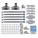 Universal Weld On Parallel 4 Link Kit Rat Truck for Classic Car Air Ride