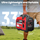 2450W Gas Powered Inverter Generator Quiet Portable Generator for RV Camping