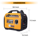 2500W Dual Fuel Inverter Generator Canada | Gas & LPG Portable Generator