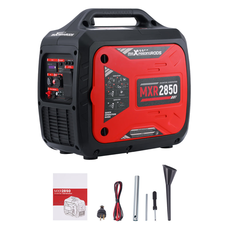 2850W Inverter Generator 120V Portable Gas Quiet Power for Camping Home