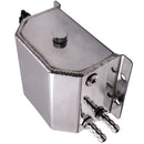 1000mL Silver Aluminum Coolant Radiator Overflow Recovery Water Tank Bottle 1L