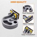 2 pieces replacement Lower Hood Pivot compatible for Peterbilt 13-04708r 13-04708l