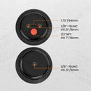 2x Universal Air Spring Bag Heavy Duty Standard 2500 lb 1/2inch npt Single Port for GMC Sierra Chevrolet Silverado