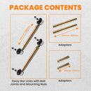 Suspension Stabilizer Front Adjustable Sway Bar End Links compatible for BMW E46 - M3