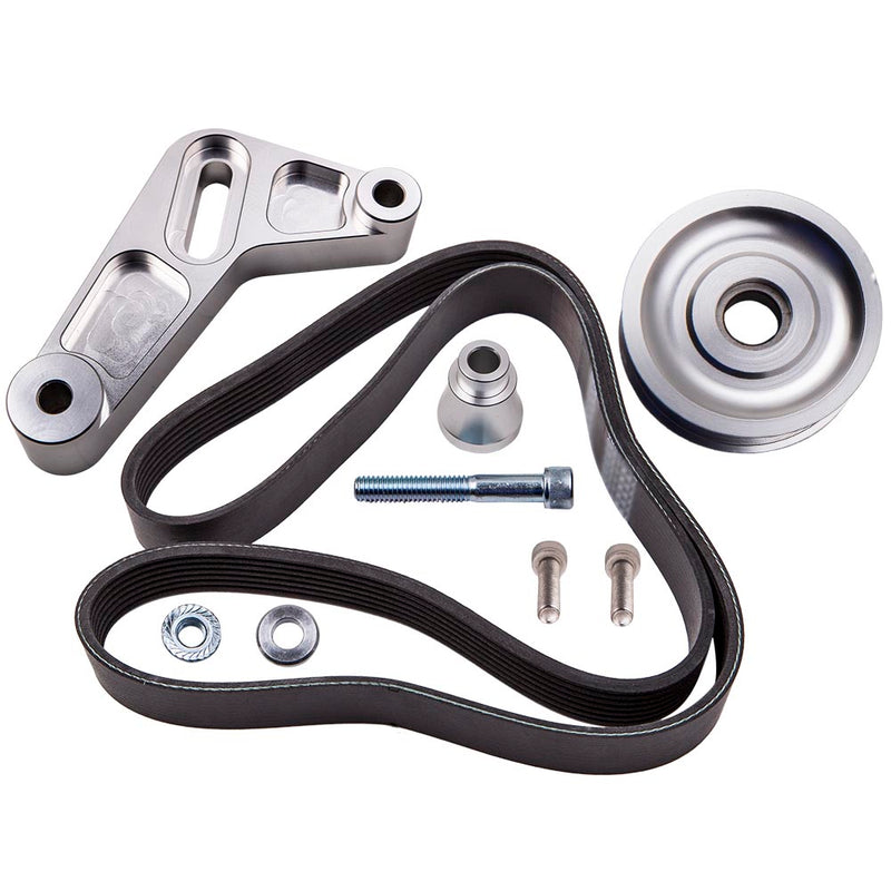 K Series Swap Adjustable EP3 Idler Pulley Belt Kit compatible for Honda Civic Integra Tuned