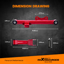 Compatible for Ford Mustang/Mercury Capri 1979 Upper Lower Rear Tubular Control Arms w/ bushing Bolt Nut