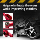 Compatible for Ford Mustang/Mercury Capri 1979 Upper Lower Rear Tubular Control Arms w/ bushing Bolt Nut