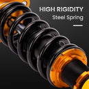 4pcs Coilovers Spring Shock Struts Kit compatible for Toyota Camry 12-17 Adjustable Damper