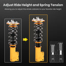 Compatible for Chevrolet Cobalt 2005-2010 w/z Camber Plates Coilover Suspension Kit