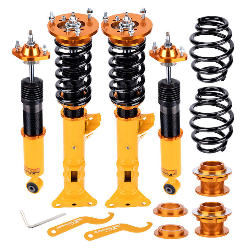 Maxpeedingrods Shock Absorbers Front and Rear Coilover Suspension Kit compatible for BMW 3-Series E36 1992-1997