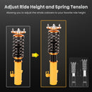 Compatible for Subaru Impreza GC8 1993- 2001 Camber Coilovers / Shock Absorber Suspension Kit