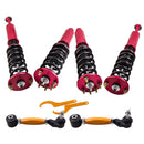 PWH Coilover compatible for Honda Acura TSX 2004-2008 Adj Height +Rear Upper Camber Arms