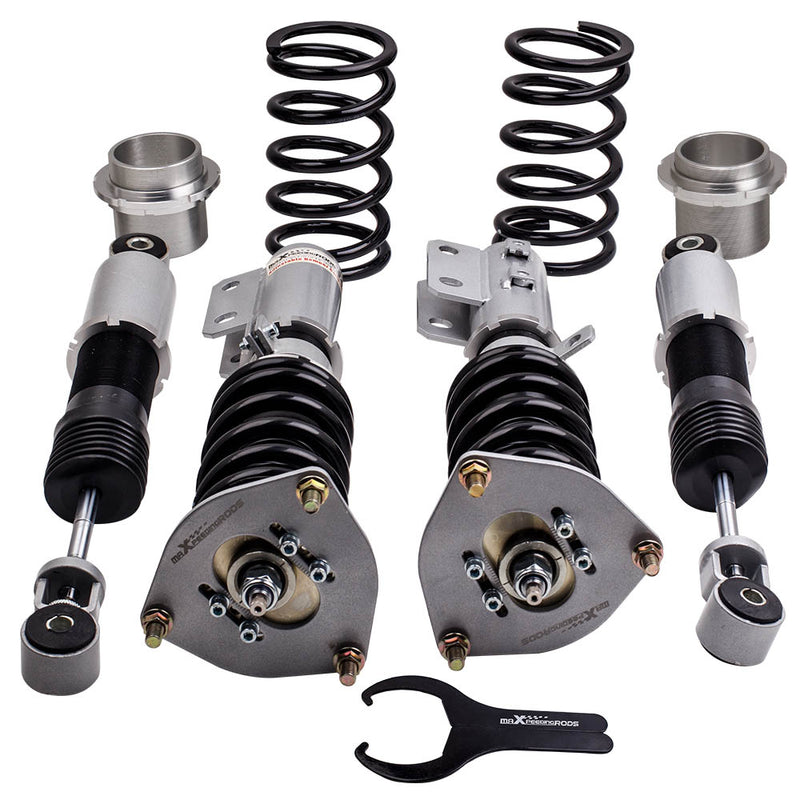 Coilovers Kit compatible for Hyundai Veloster 2012-2015 Adj. Damper Coils and Struts Grey