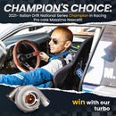 For GT45 turbo V-band Turbocharger T4 TWIN-SCROLLWet Float A/R .66 A/R 1.05 600+BHP