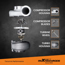 For GT45 turbo V-band Turbocharger T4 TWIN-SCROLLWet Float A/R .66 A/R 1.05 600+BHP