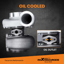 For GT45 turbo V-band Turbocharger T4 TWIN-SCROLLWet Float A/R .66 A/R 1.05 600+BHP