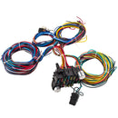 21 Circuit Wiring Harness compatible for CHEVY compatible for FORD Hotrod UNIVERSAL Extra long Wires