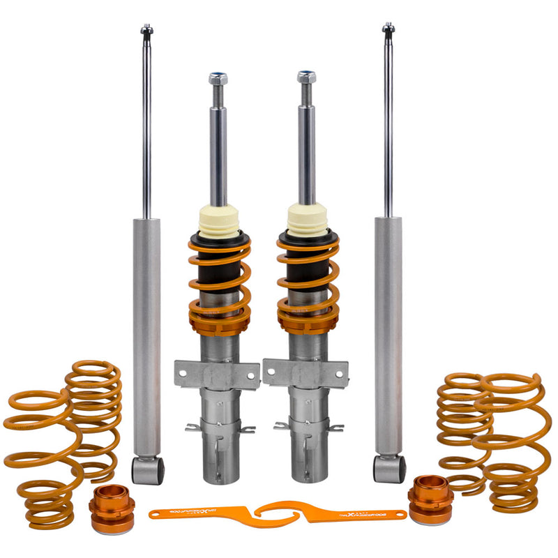 Compatible for Seat Ibiza MK3 02-08 compatible for VW Polo MK4 9N 1.2L 1.4L Coil Spring Coilovers