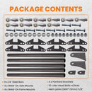 Universal Weld On Parallel 4 Link Suspension Fame Mounts compatible fits for Panhard brackets Hot Rod Rat Trucks