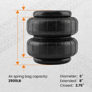 Weld-On Triangulated 4 Link Kit Brackets 2500 Bags Air Ride Suspension 2.75 axle